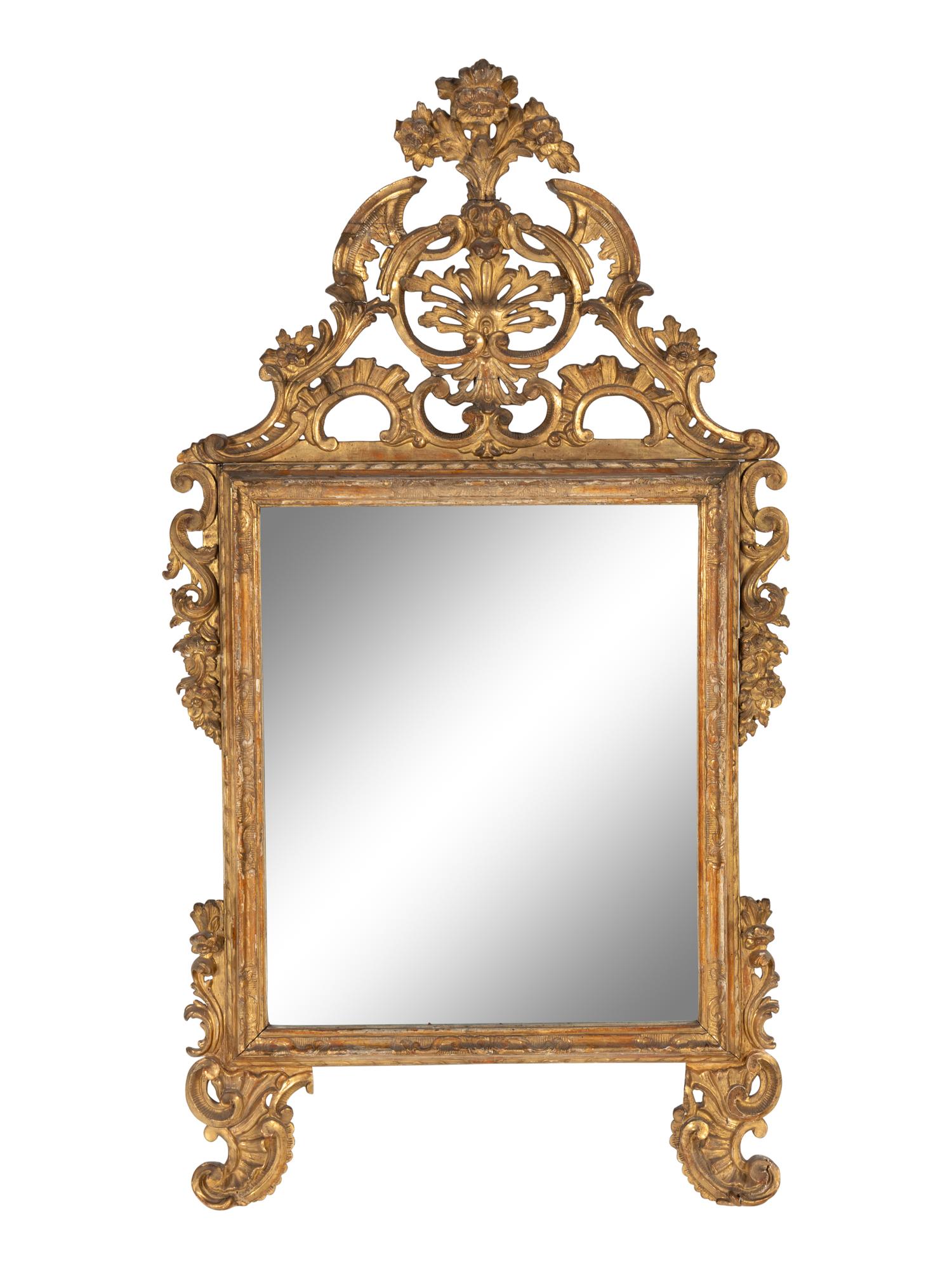 An Italian Giltwood Mirror