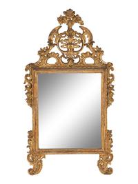 An Italian Giltwood Mirror