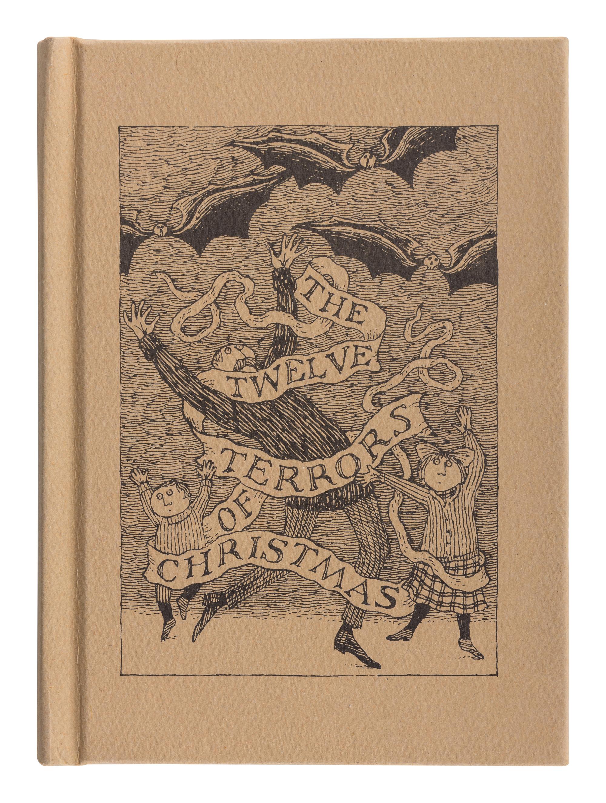UPDIKE, John (1932-2009) -- GOREY, Edward (1925-2000), illustrator. The Twelve Terrors of Christmas . New York: Gotham Book Mart, 1994.