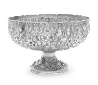 An American Silver Centerpiece Bowl, Schofield Co., Baltimore, MD,, Baltimore Rose pattern.
