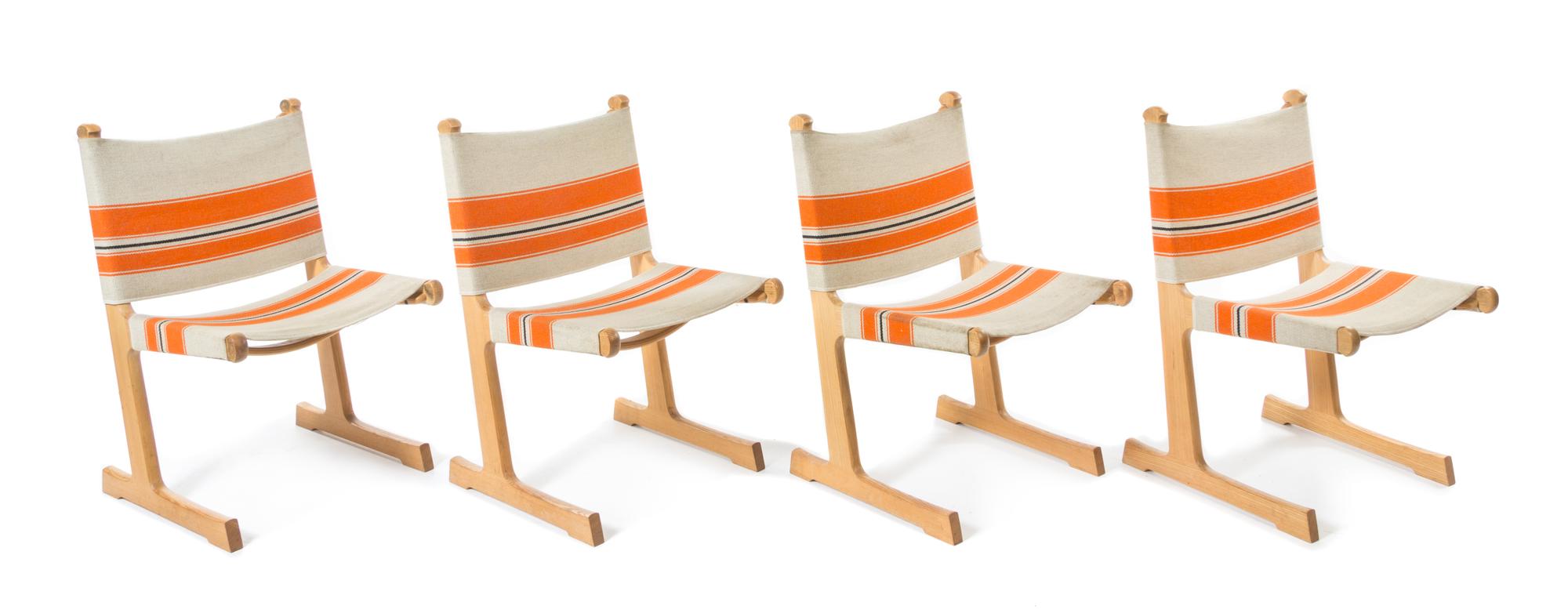 Ditte & Adrian Heath, FRANCE & SON, 1960s, a set of 6 side chairs