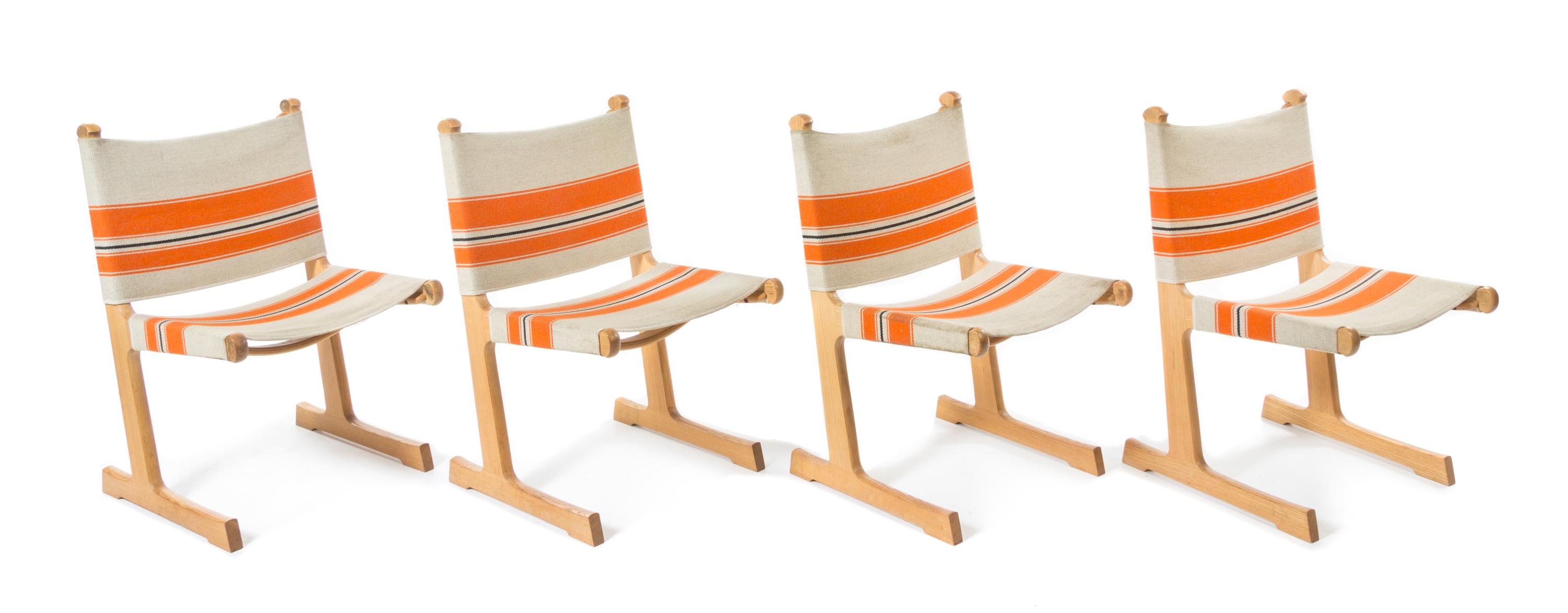 Ditte & Adrian Heath, FRANCE & SON, 1960s, a set of 6 side chairs