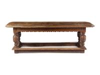 An English Oak Refectory Table