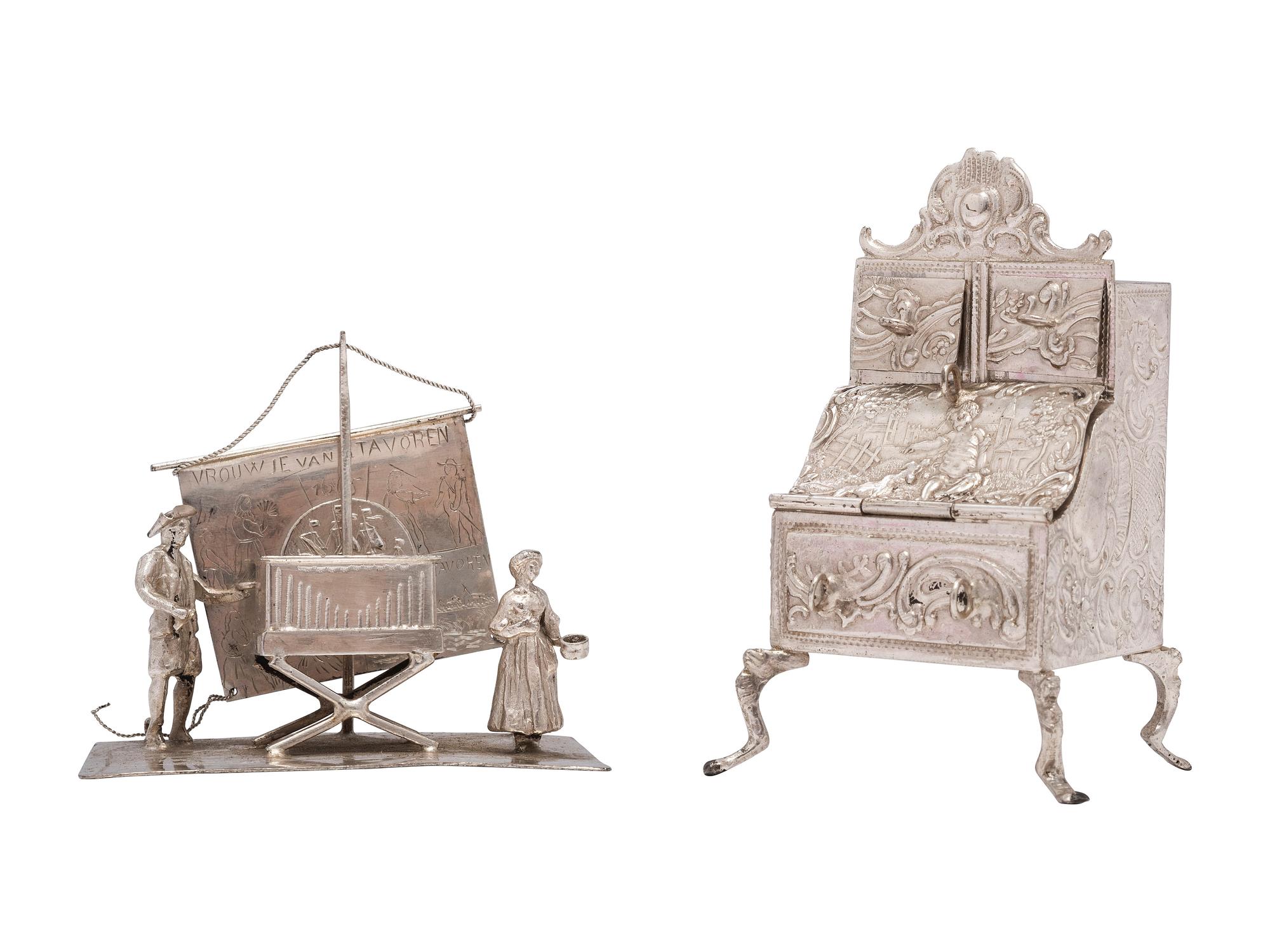 Eleven Silver Miniature Articles