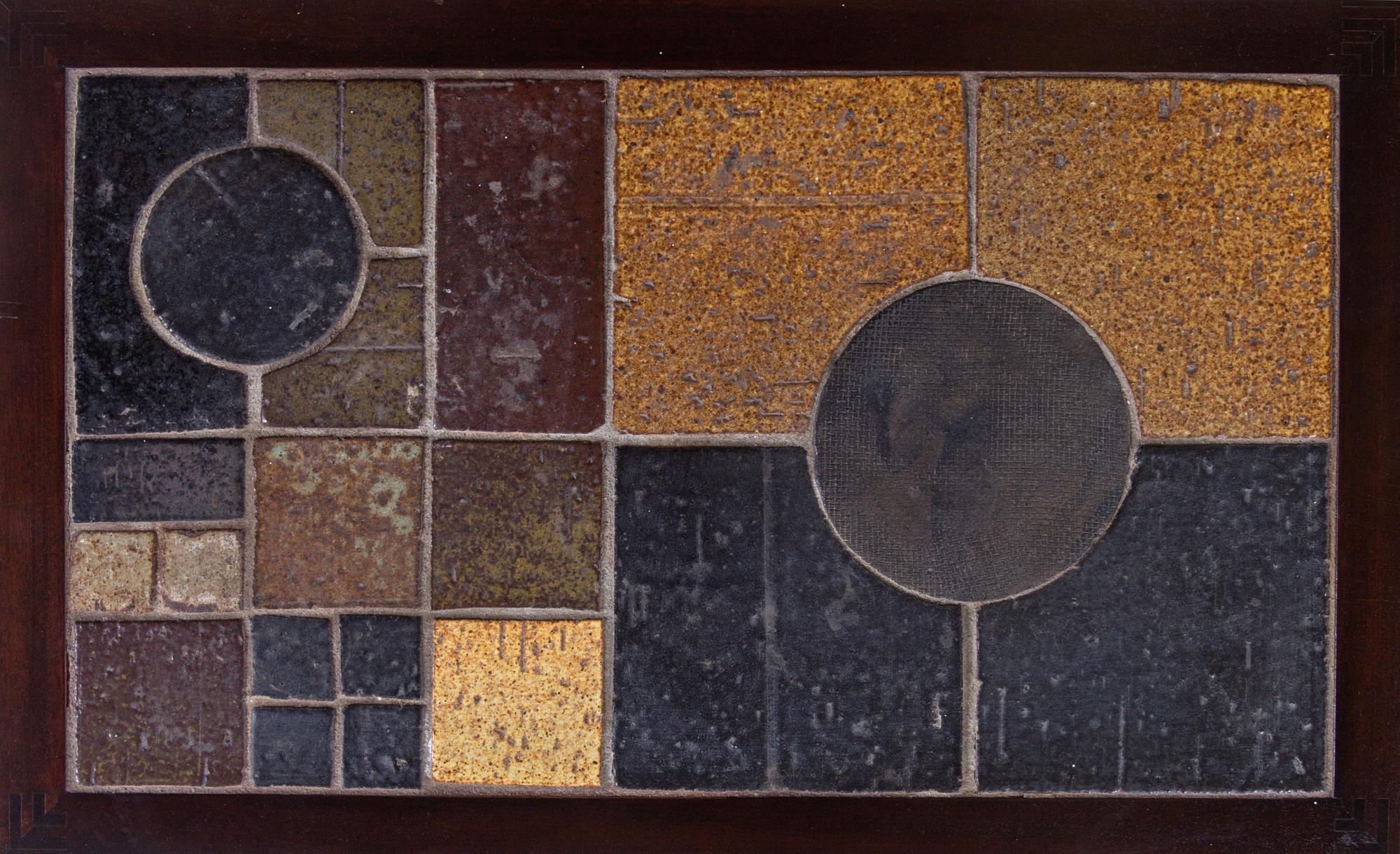 Side Table with Ceramic Tile Top, Haslev Møbelsnedkeri, Denmark