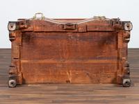 A Chippendale Carved Mahogany Reverse Serpentine Block-Front Desk