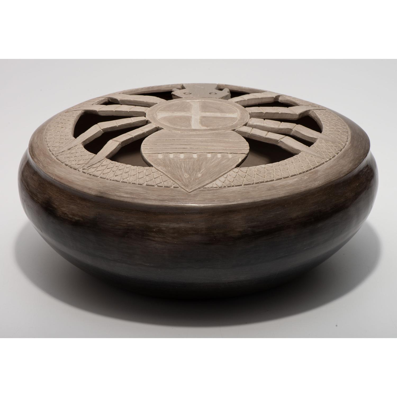 Pottery Bowl, with Spider