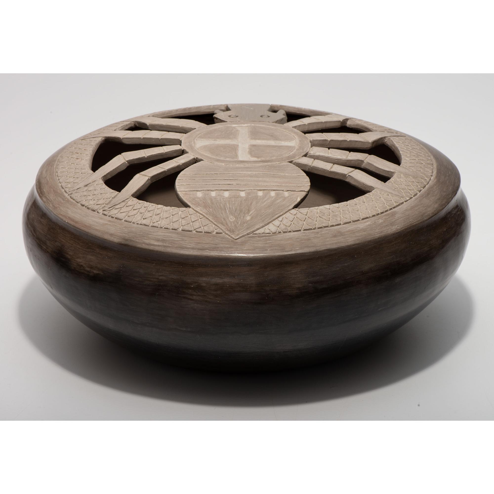 Pottery Bowl, with Spider