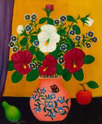 Still Life with Vase of Flowers , 1956