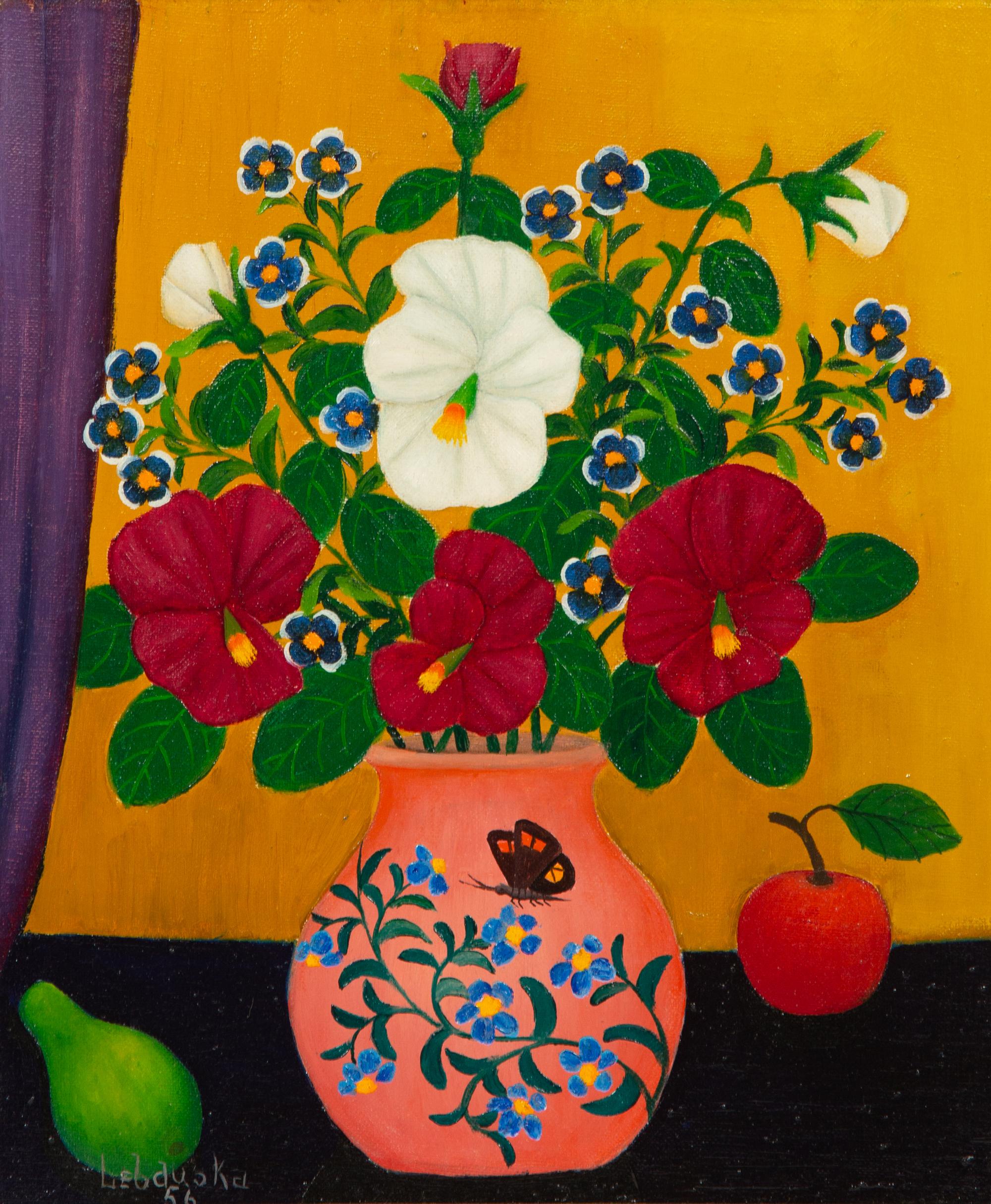 Still Life with Vase of Flowers , 1956