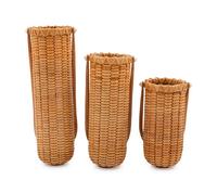 Three Nantucket Basket Jar Caddies by Paul Willer