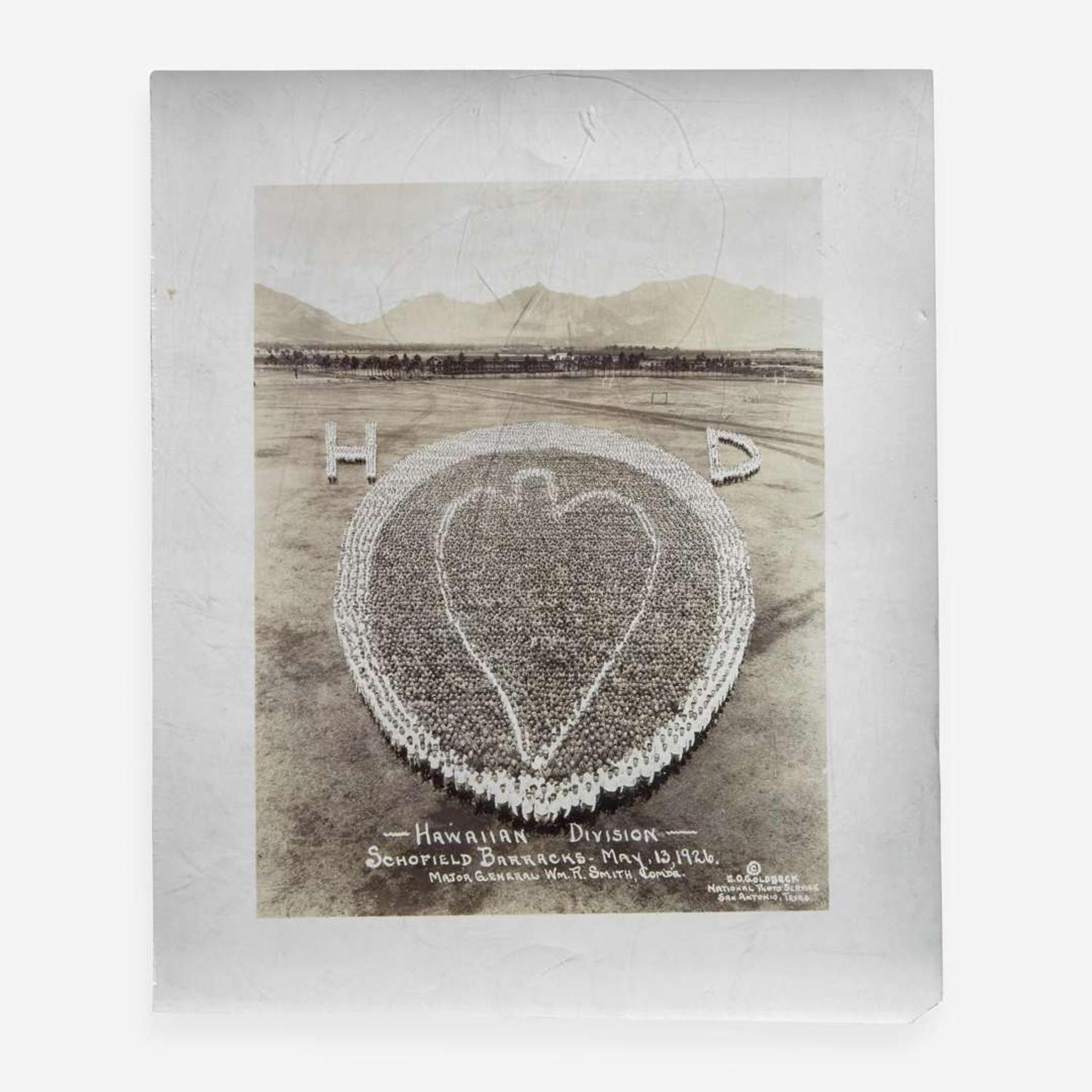 [Americana] Mole, Arthur, and John Thomas, et al. Group of 10 “Living Insignia” Photographs
