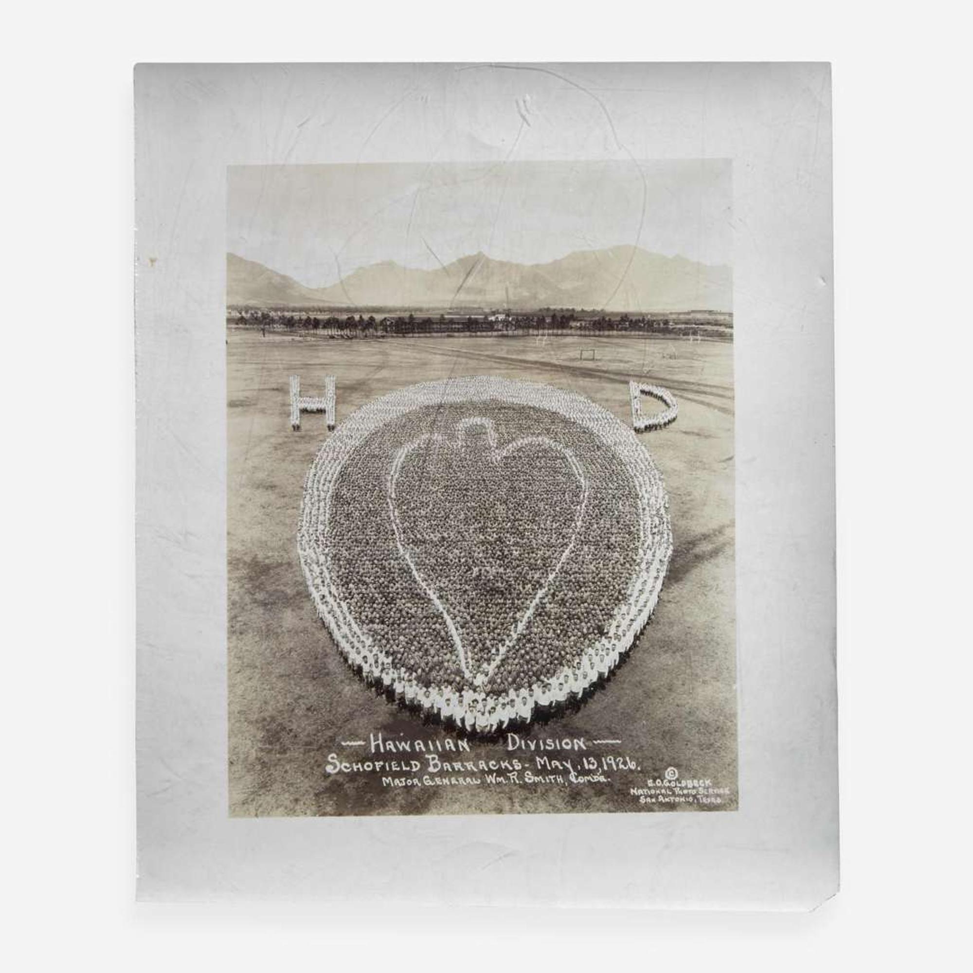 [Americana] Mole, Arthur, and John Thomas, et al. Group of 10 “Living Insignia” Photographs