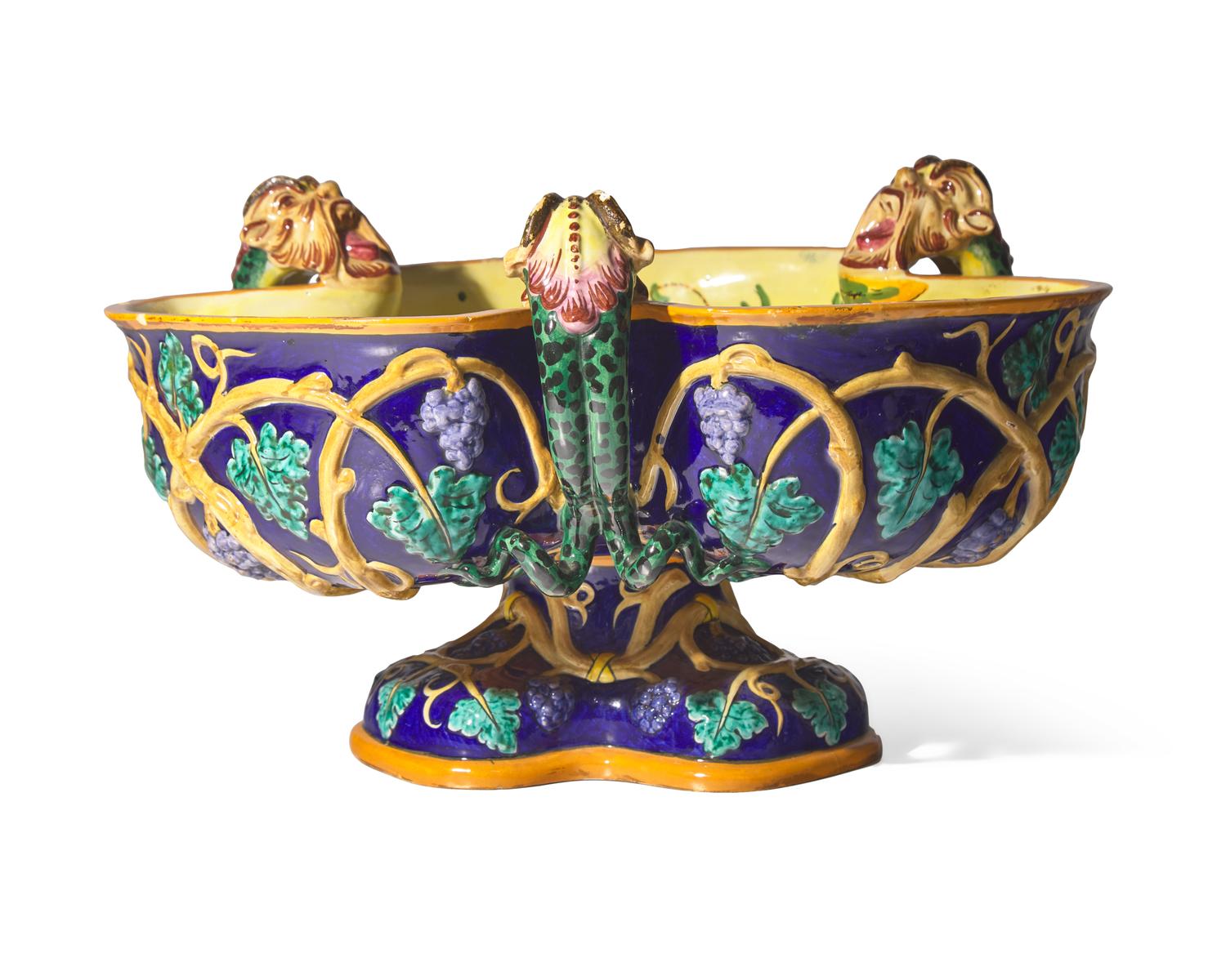An Italian Majolica Punchbowl