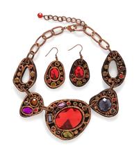 Five Sets of Scherrer Plastic and Metal Ball Chain Jewelry with Assorted Costume Jewelry