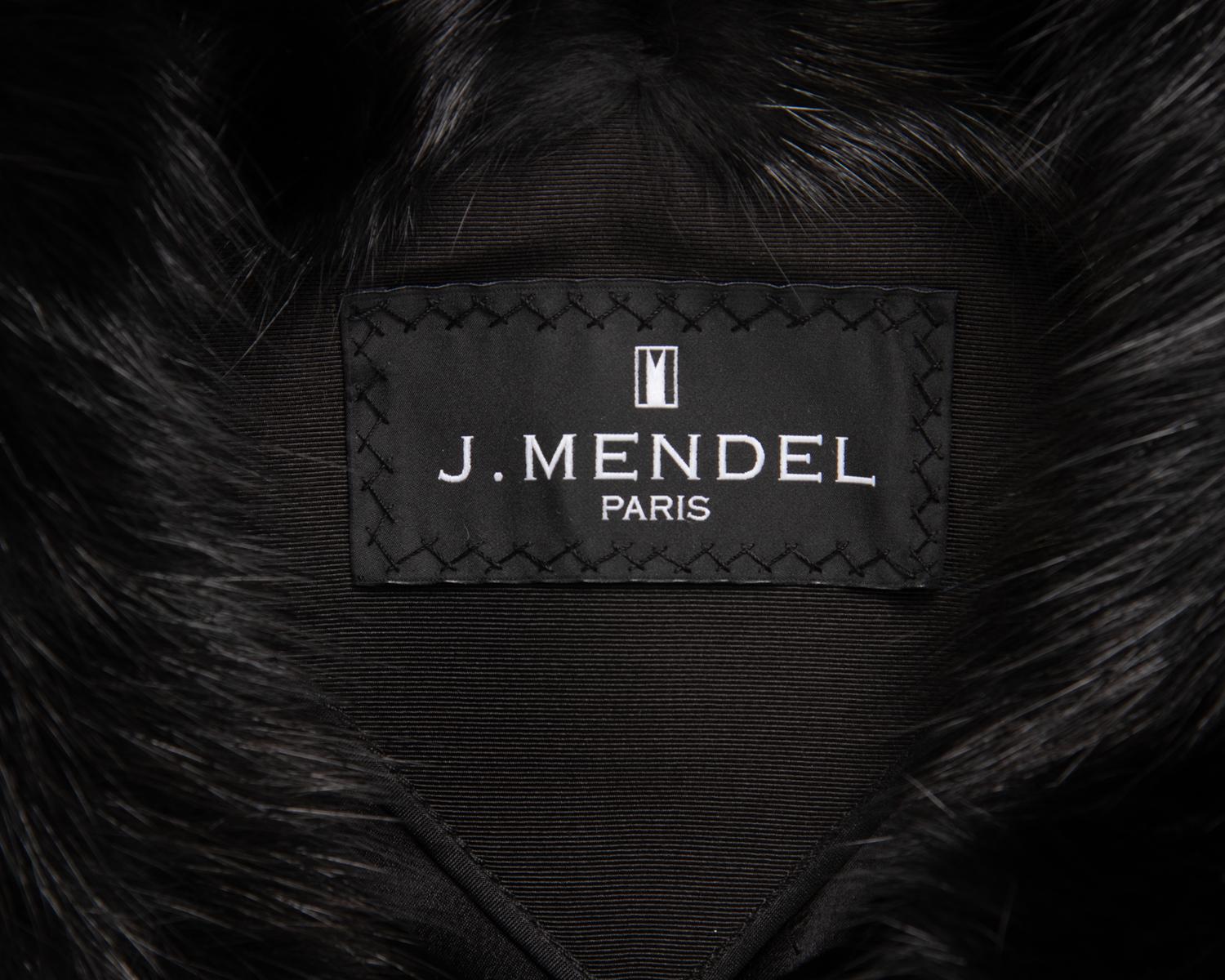 J. Mendel Broadtail Jacket with Sable