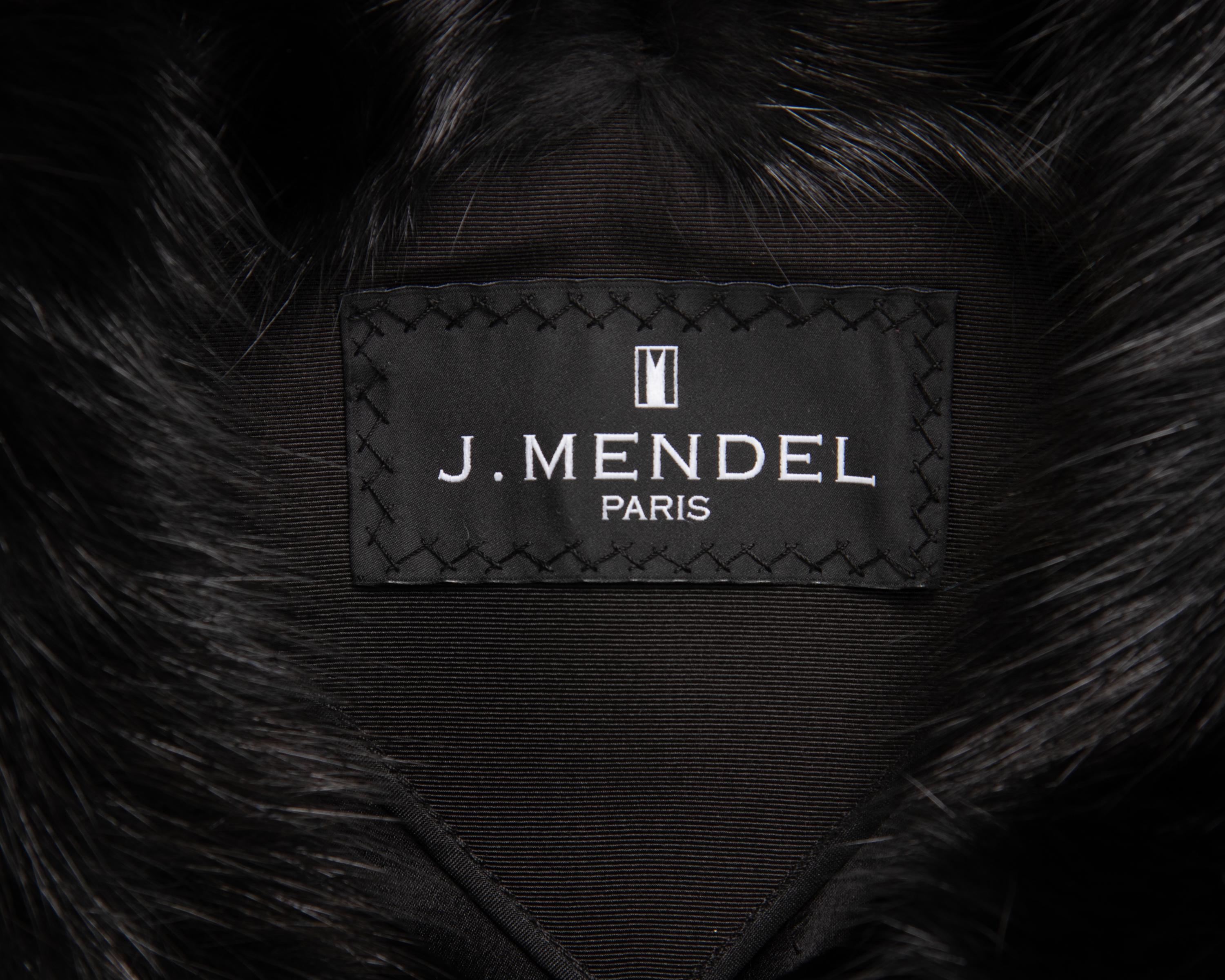J. Mendel Broadtail Jacket with Sable