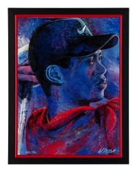 A Tiger Woods Limited Edition William Lopa Artwork