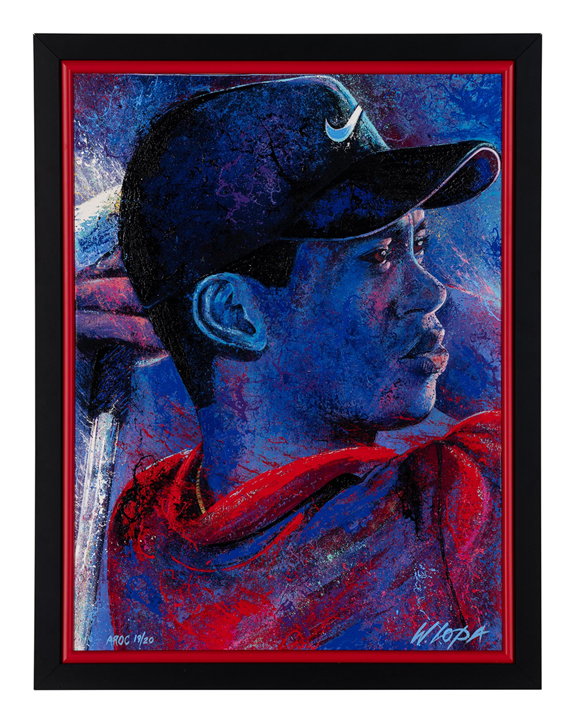 A Tiger Woods Limited Edition William Lopa Artwork