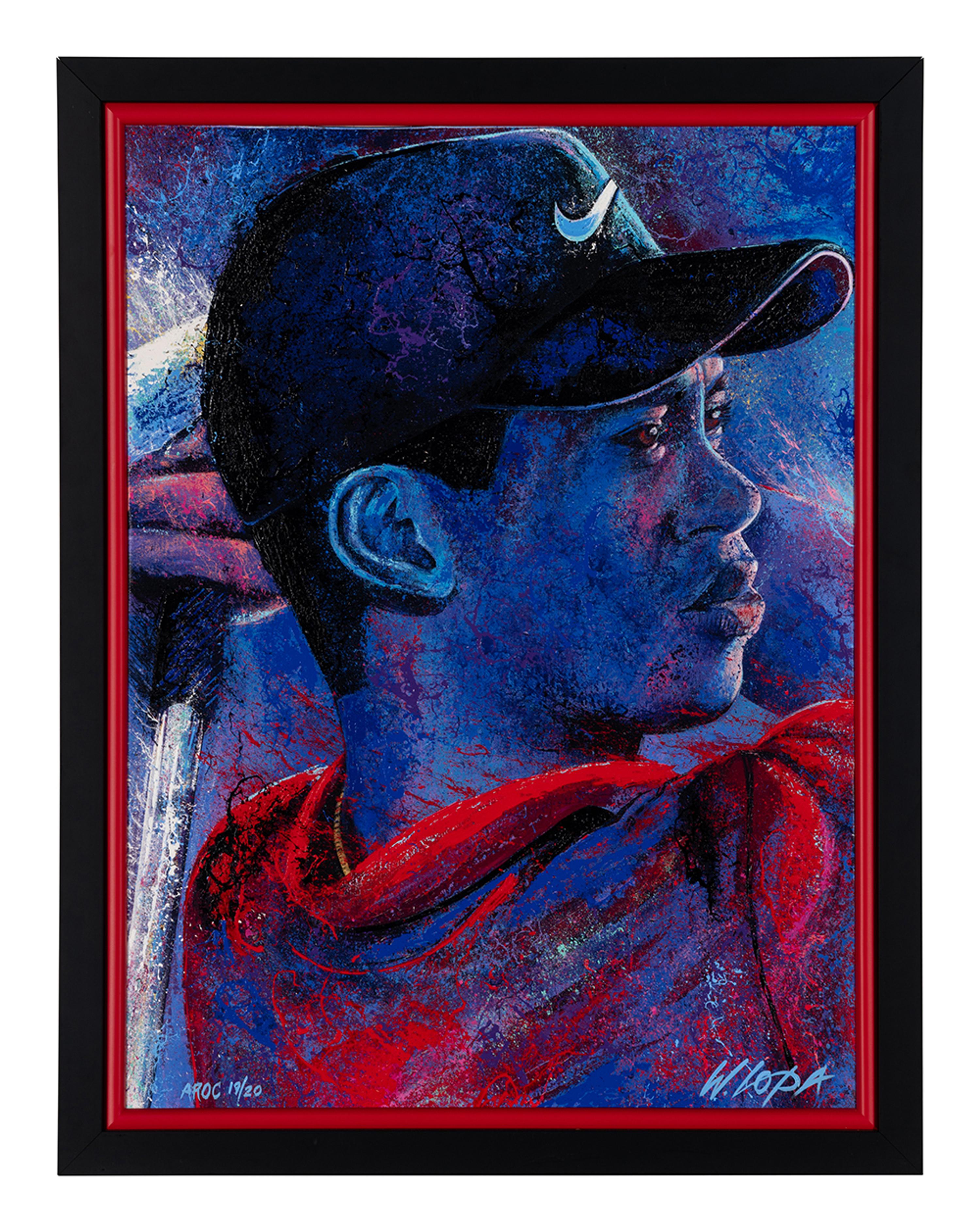 A Tiger Woods Limited Edition William Lopa Artwork