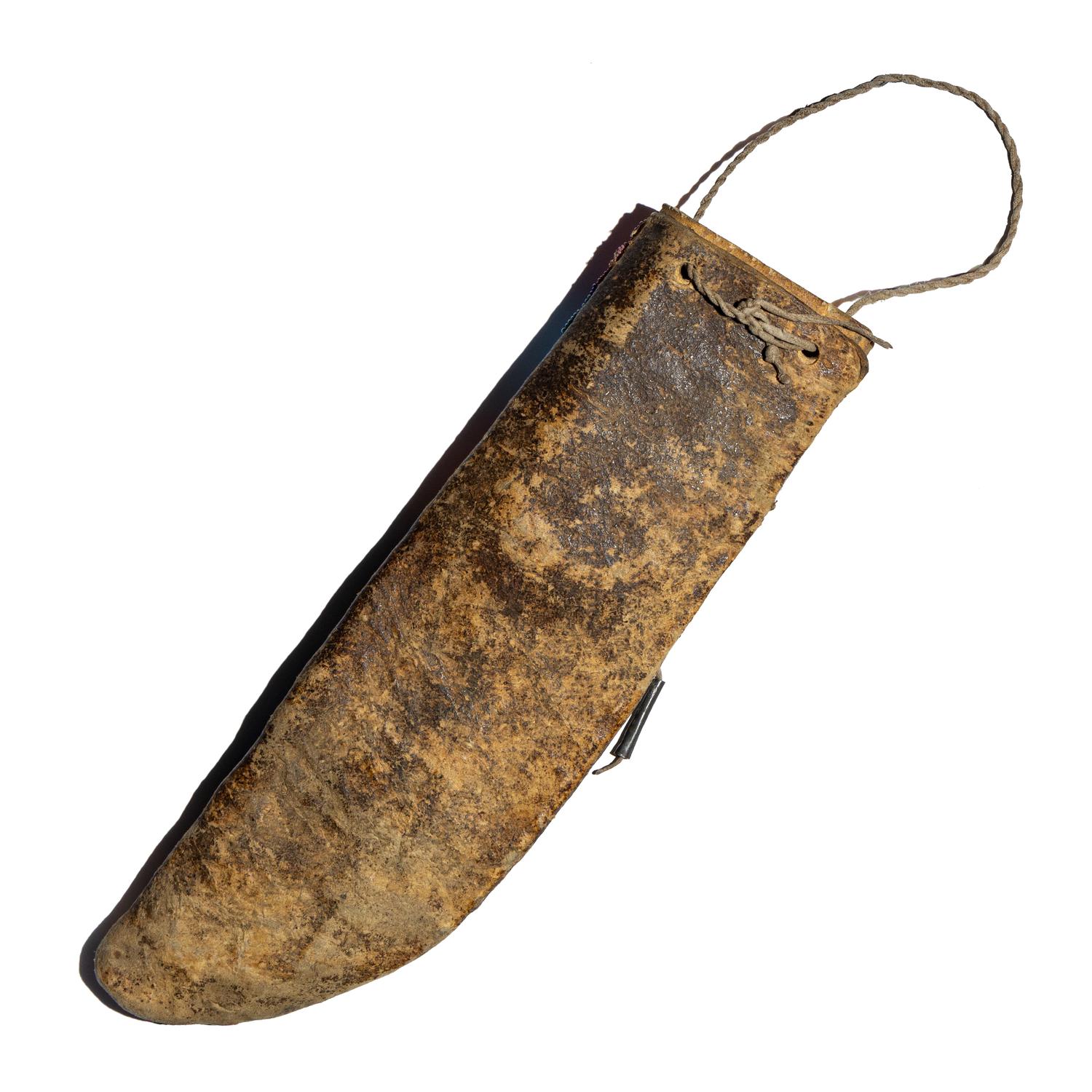 Sioux Beaded Buffalo Hide Knife Case