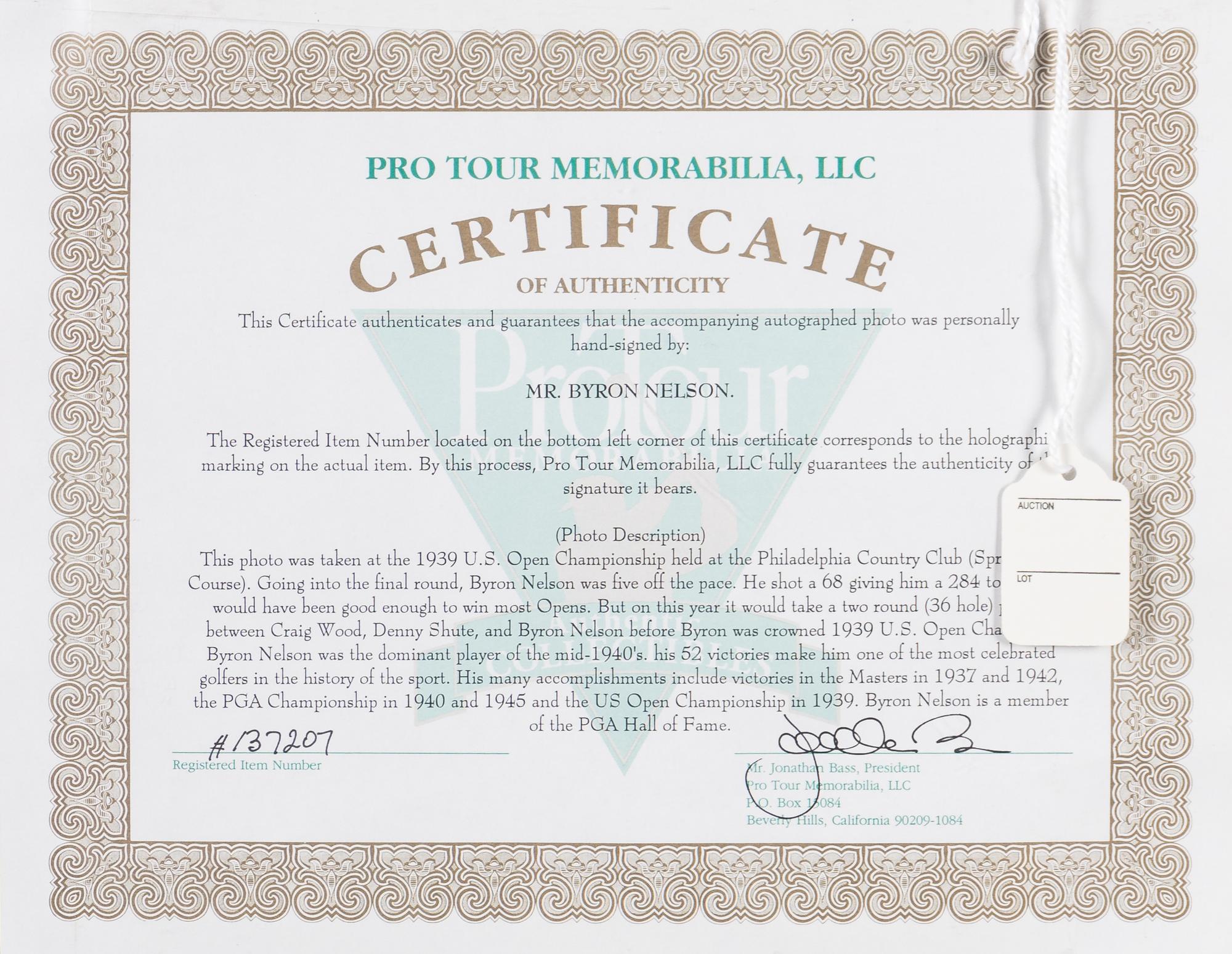 A Large Group of Masters Golf Champions Signed Autograph Displays,