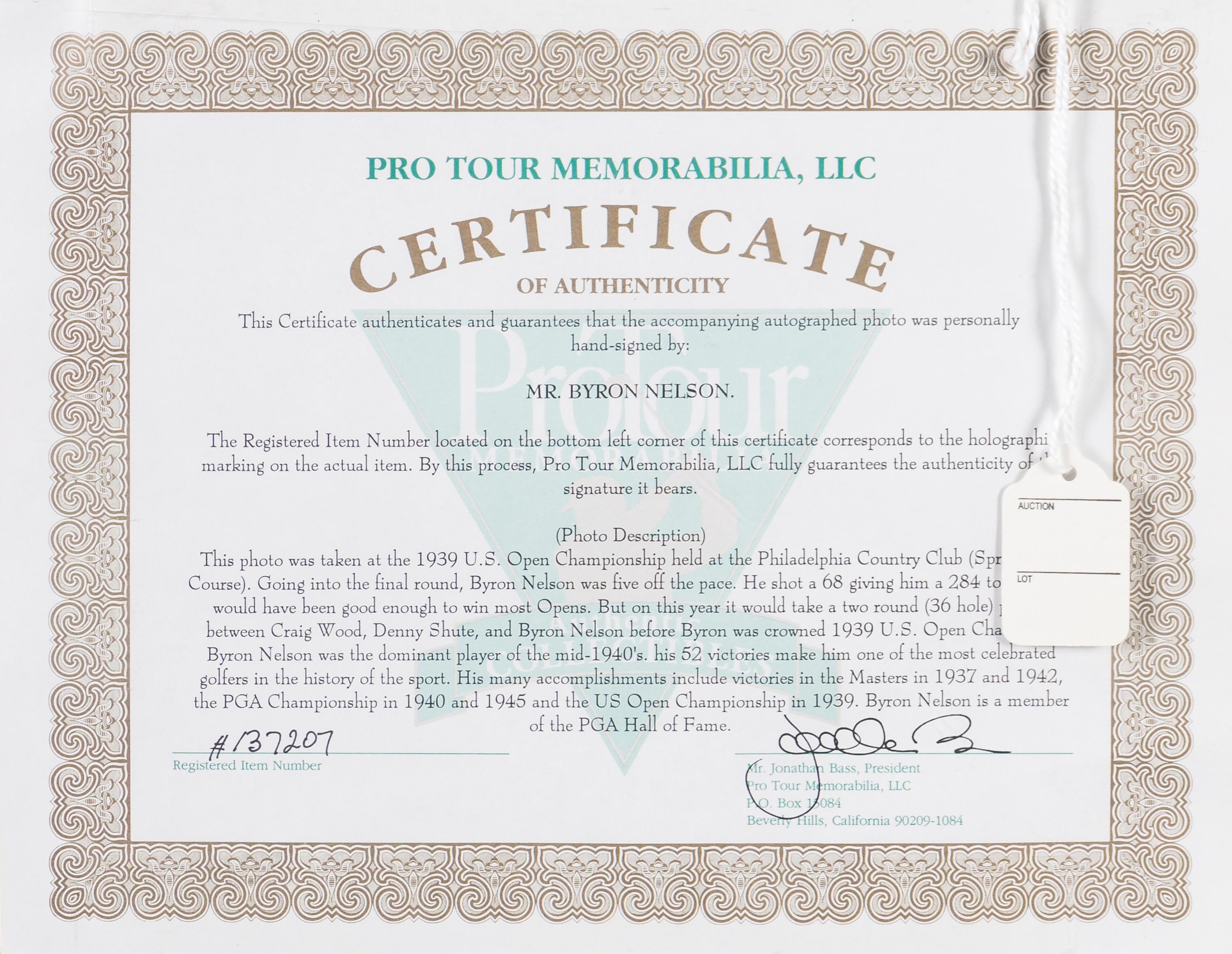 A Large Group of Masters Golf Champions Signed Autograph Displays,