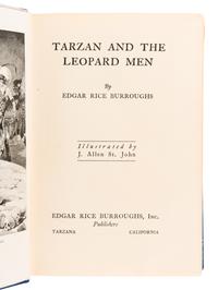 BURROUGHS, Edgar Rice (1875-1950). A group of 12 works, including: