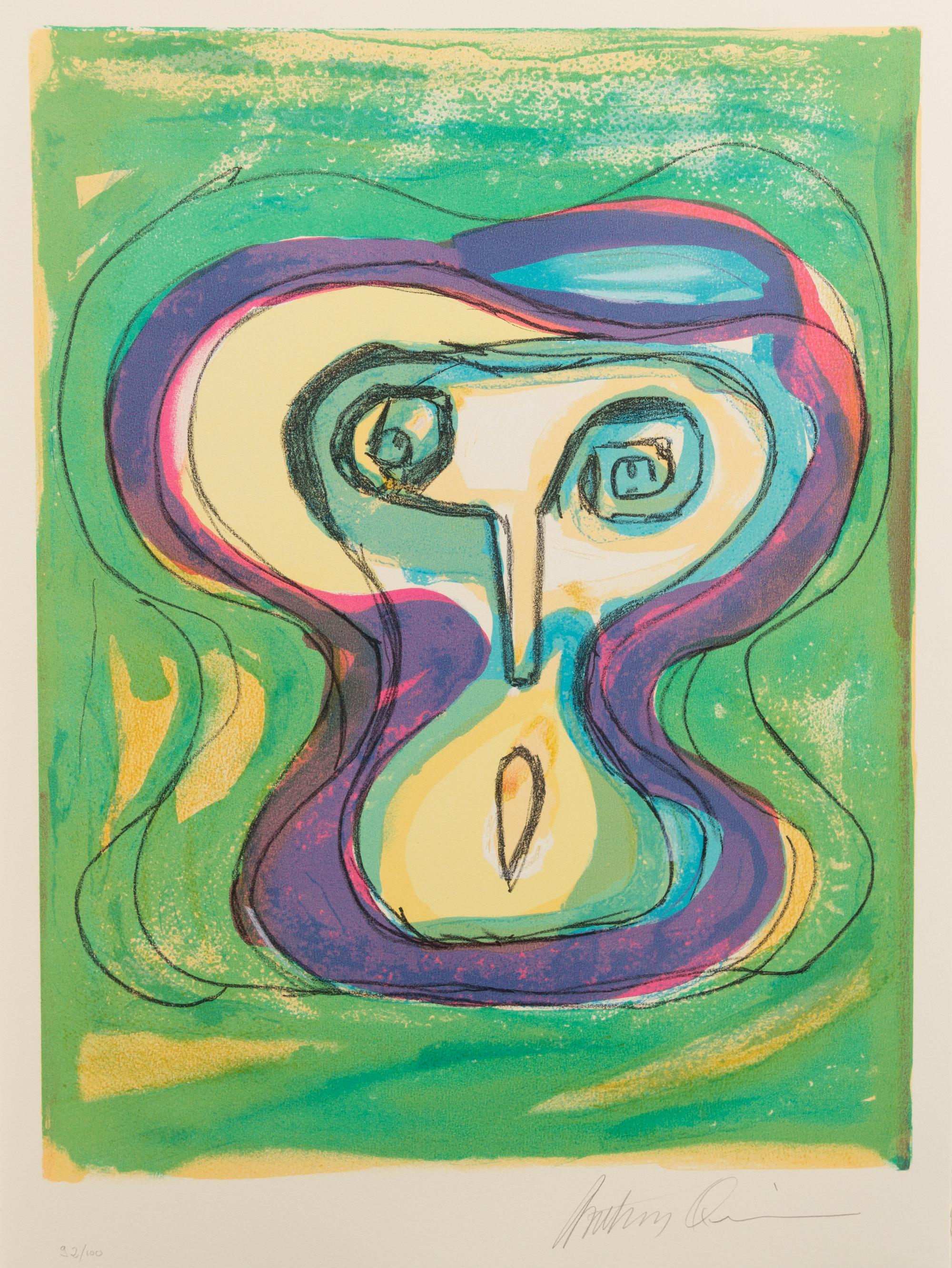 Anthony Quinn, (Mexican/American, 1915-2001), The Great Spirit, 1986 (The complete portfolio, comprising ten lithographs printed in col
