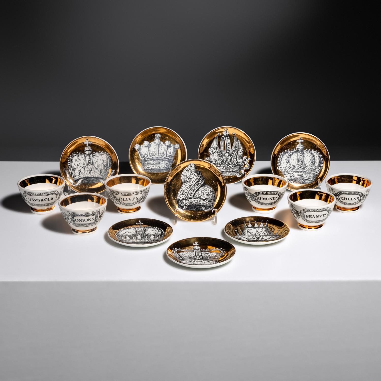 Collection of Porcelain Articles Fornasetti, Italy