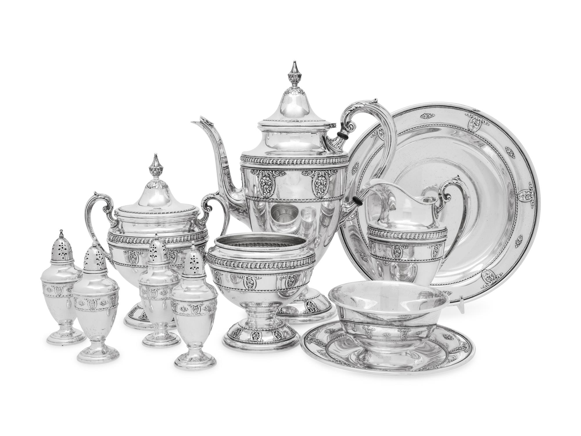 A Collection of American Silver Holloware Articles