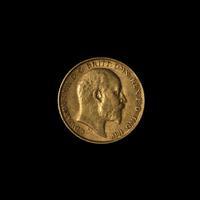 [GREAT BRITAIN] 1909 Edward VII Gold Half Sovereign