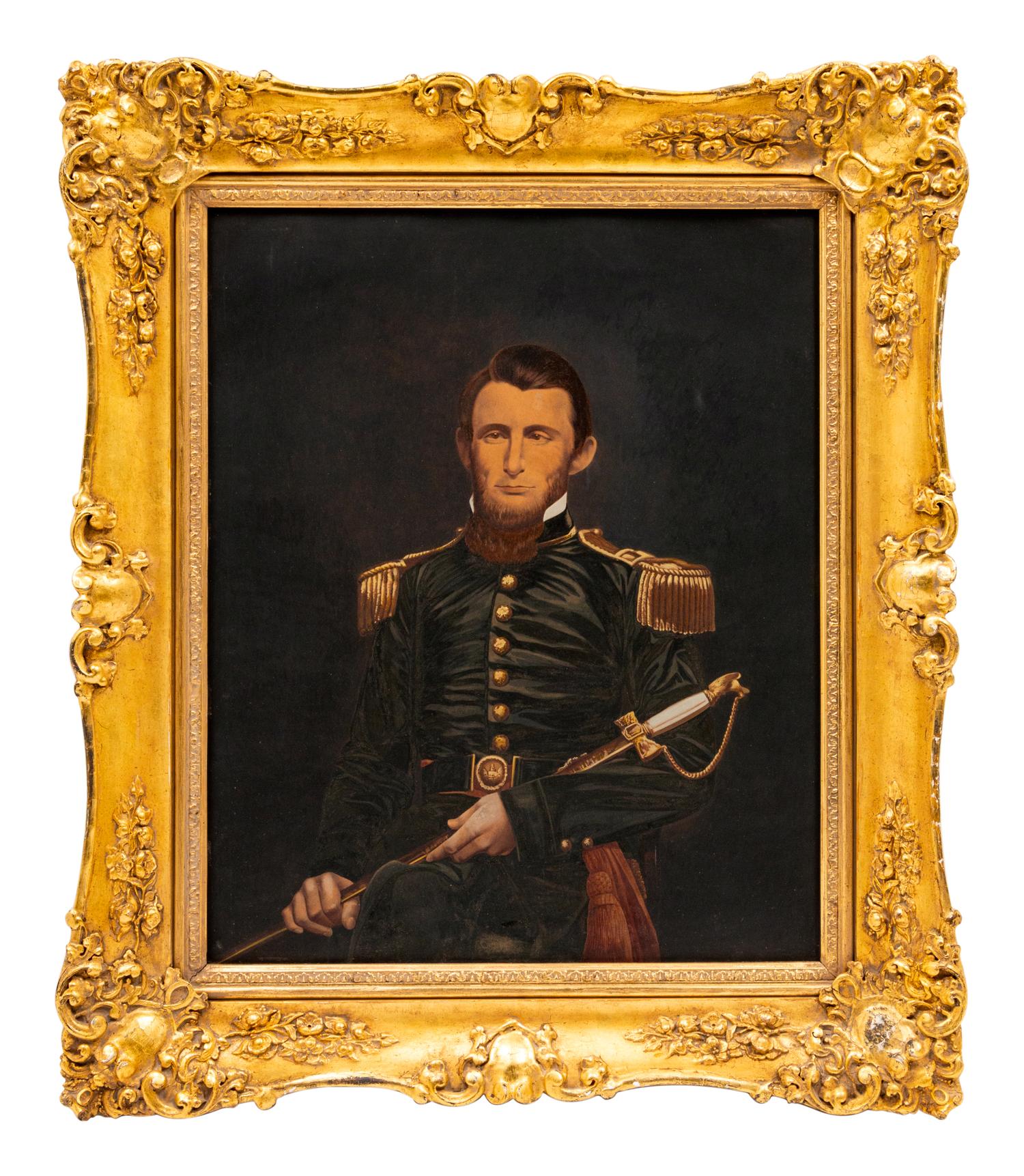 A Hand-Colored Image of a Civil War-Era Soldier