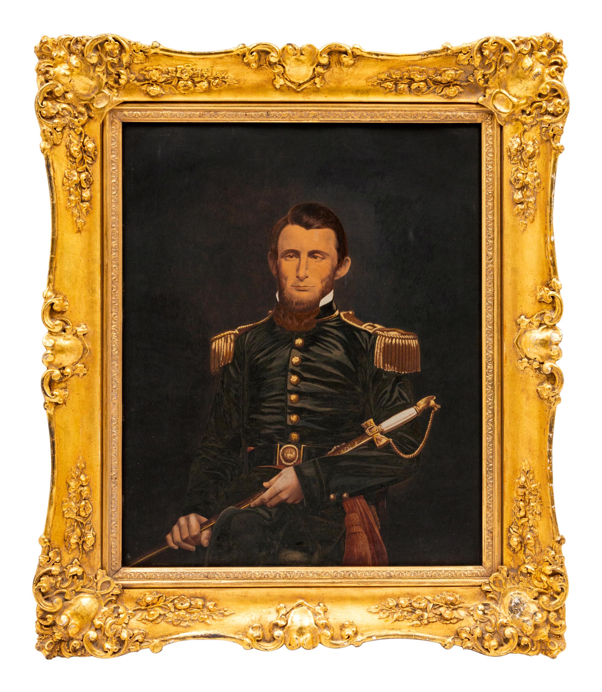 A Hand-Colored Image of a Civil War-Era Soldier