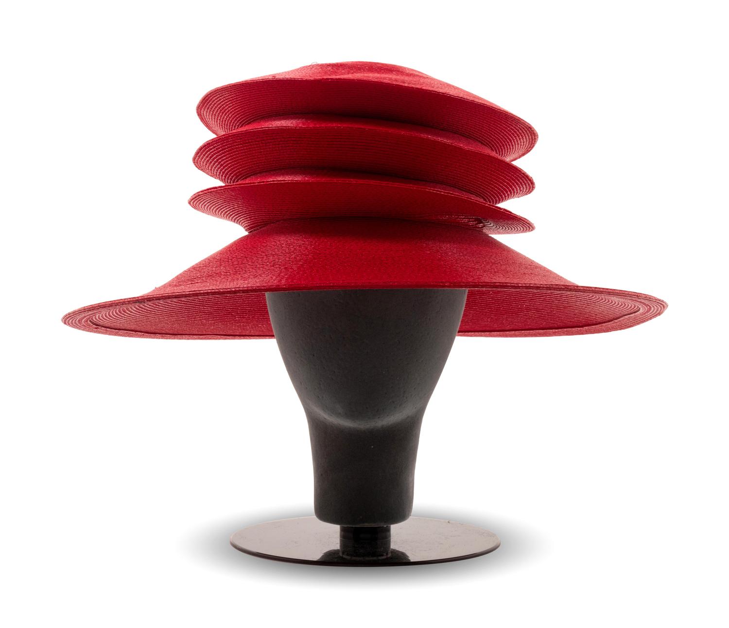 Two Kokin and One Frank Olive Red Hats, 1980-90s