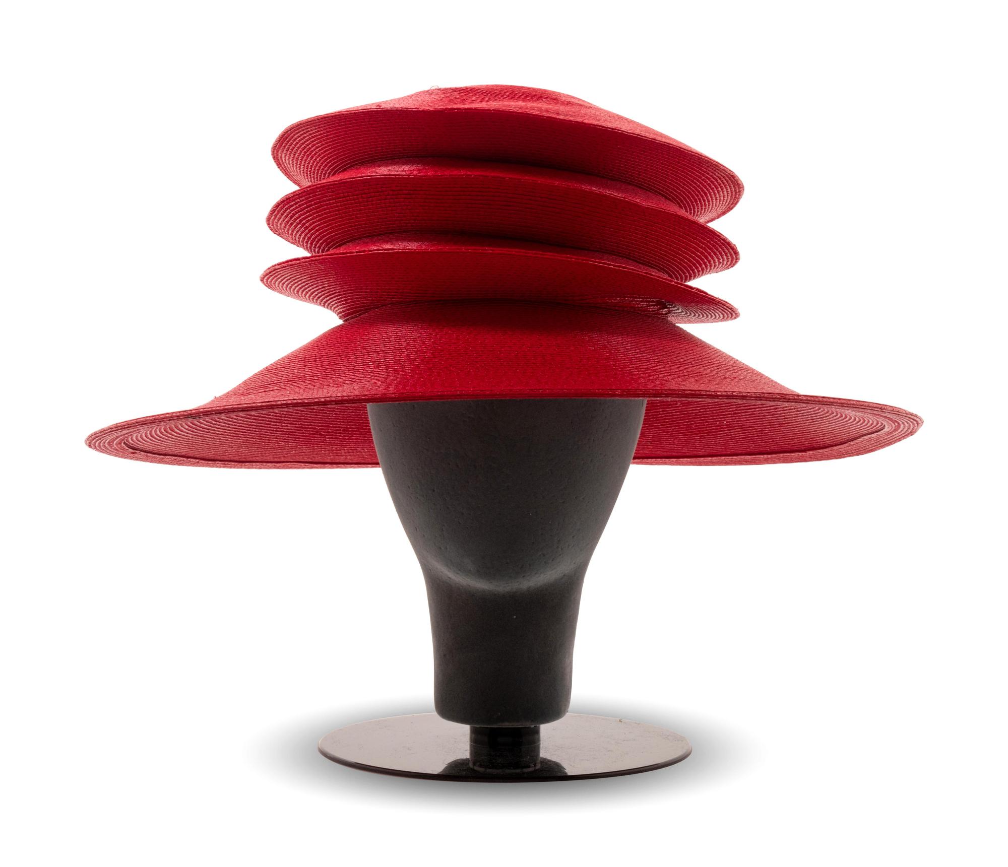 Two Kokin and One Frank Olive Red Hats, 1980-90s