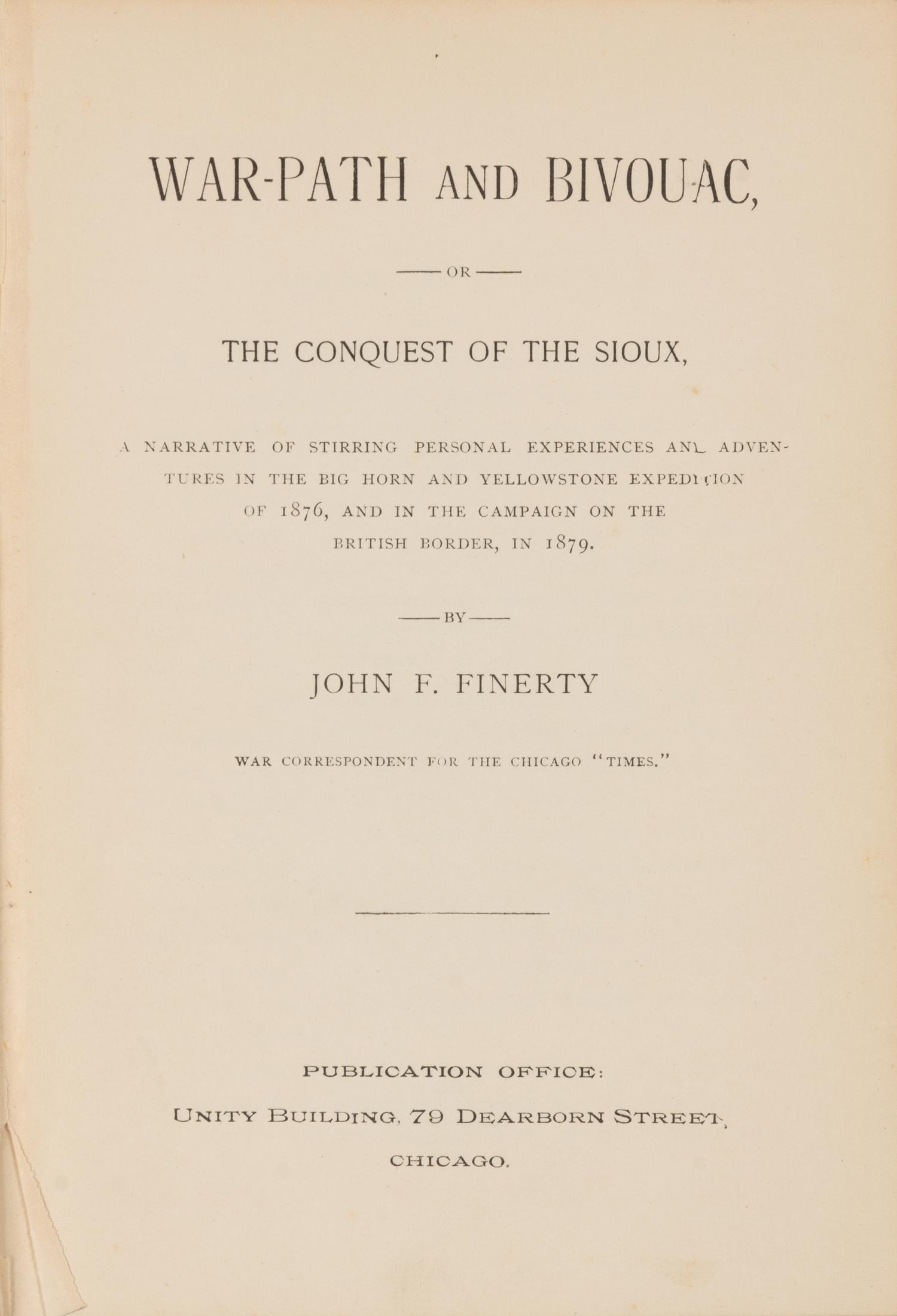 FINERTY, John Frederick (1846-1908)