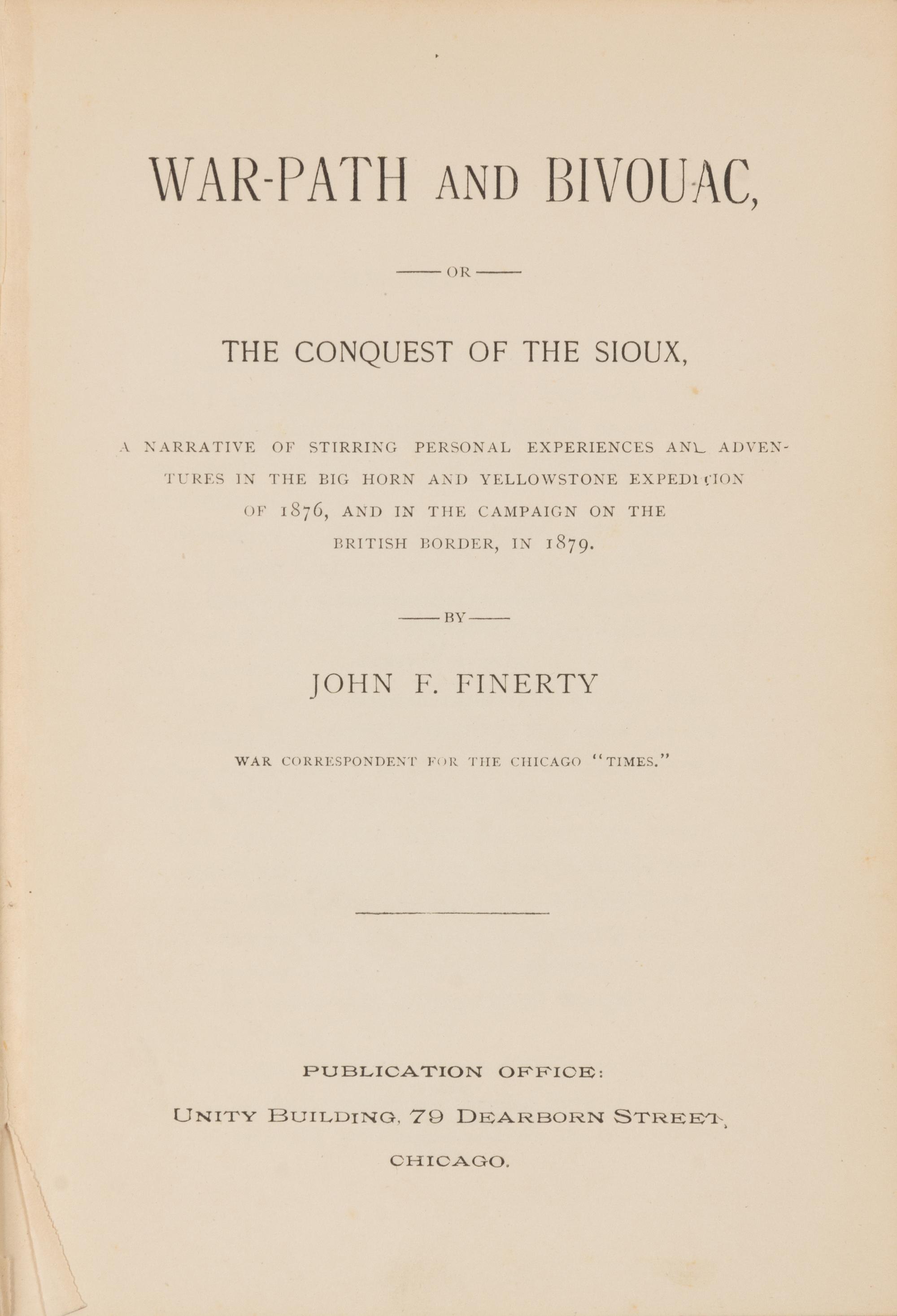 FINERTY, John Frederick (1846-1908)