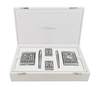 An S.T. Dupont Medici Six-Piece Pen and Lighter Set