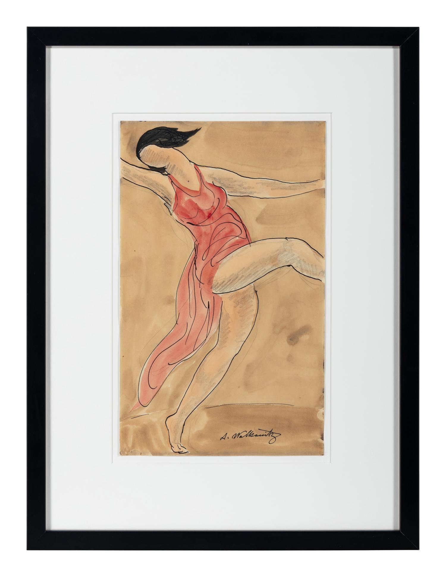 Isadora Duncan Dancing