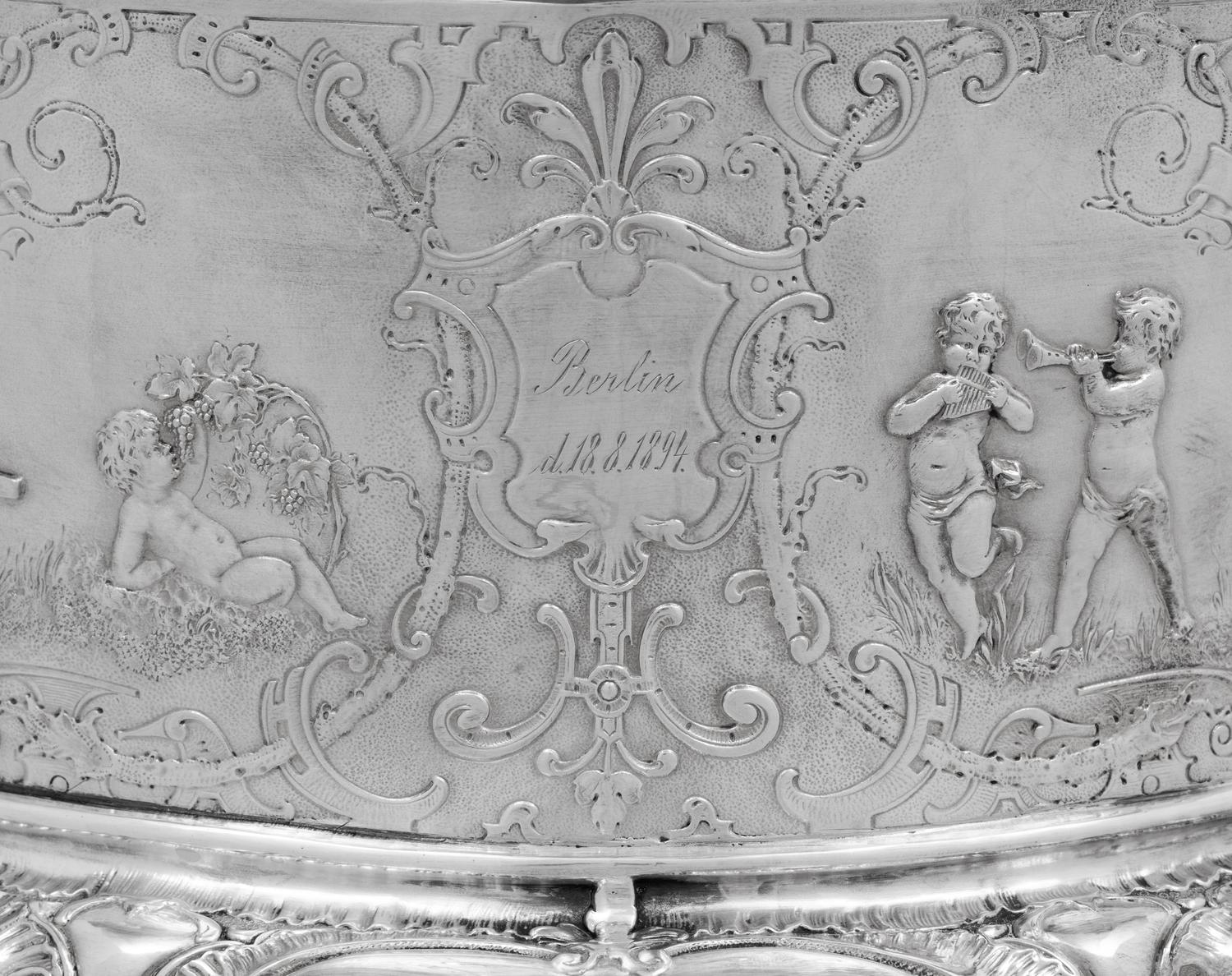 A German Silver-Plate Tureen
