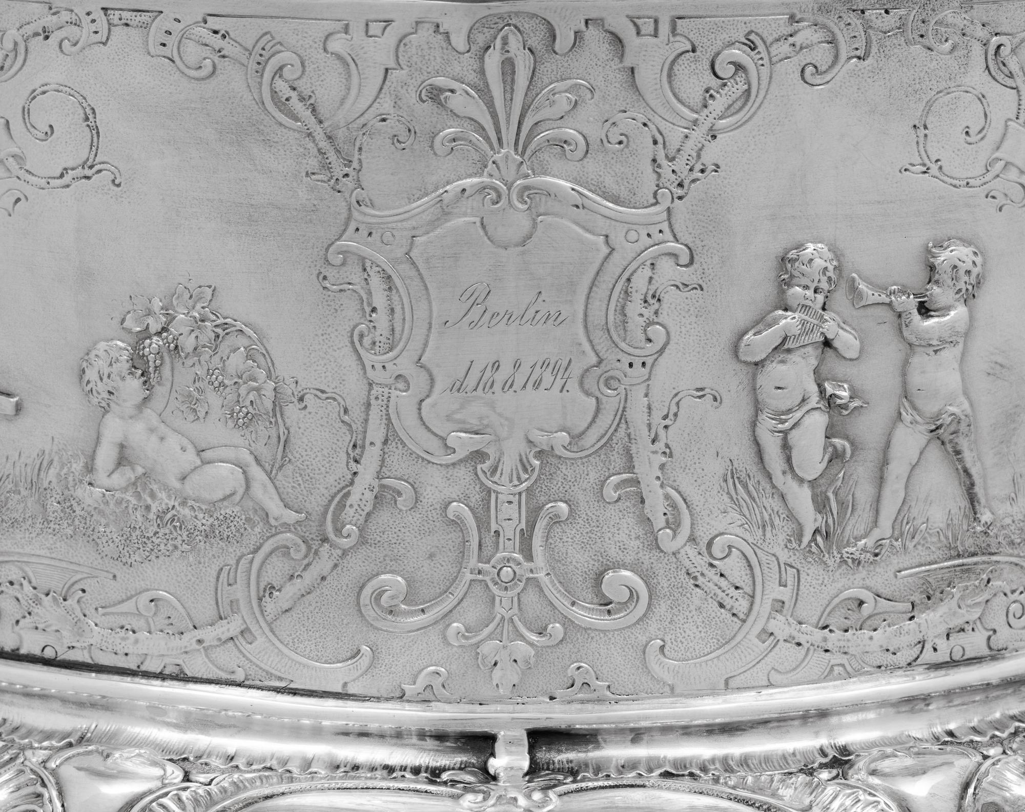 A German Silver-Plate Tureen