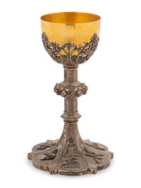 A Continental Silver and Mixed Metal Chalice
