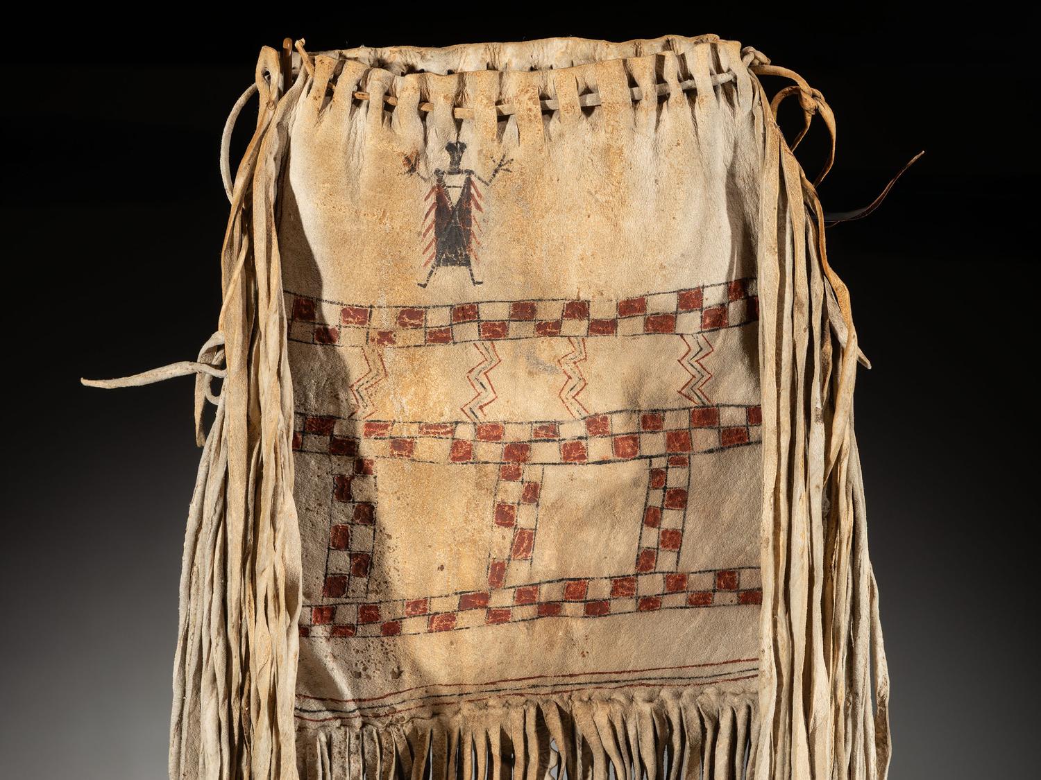 Apache Painted Hide Bag