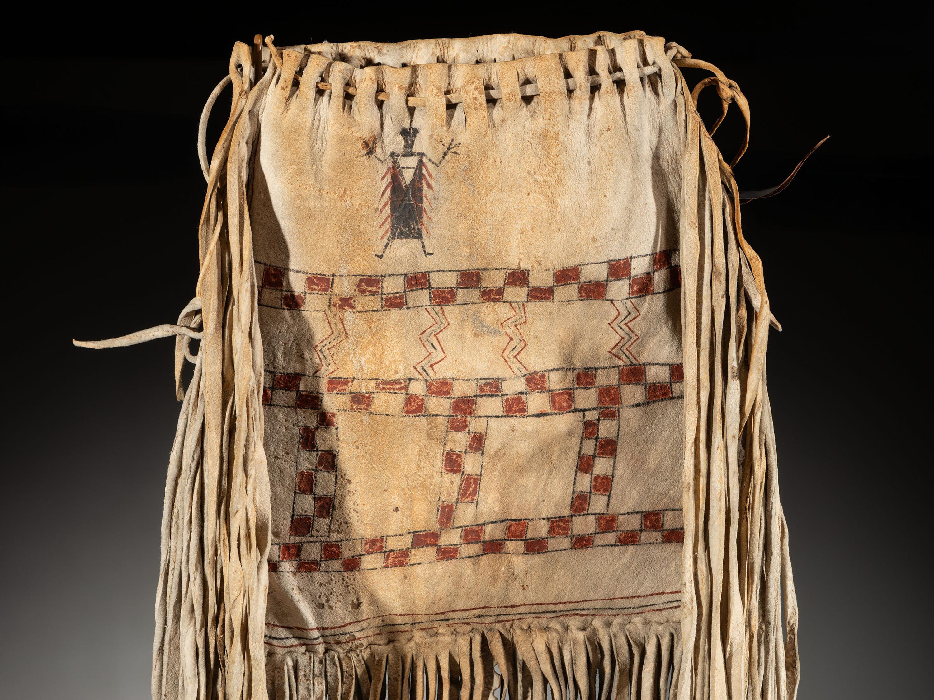 Apache Painted Hide Bag