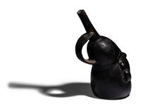 A Chimu Blackware Portrait Vessel