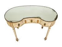 A Louis XVI Style Painted Reniform Dressing Table