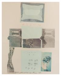Robert Rauschenberg, (American, 1925-2008), Two Reasons Birds Sing (from Suite of Nine Prints), 1979