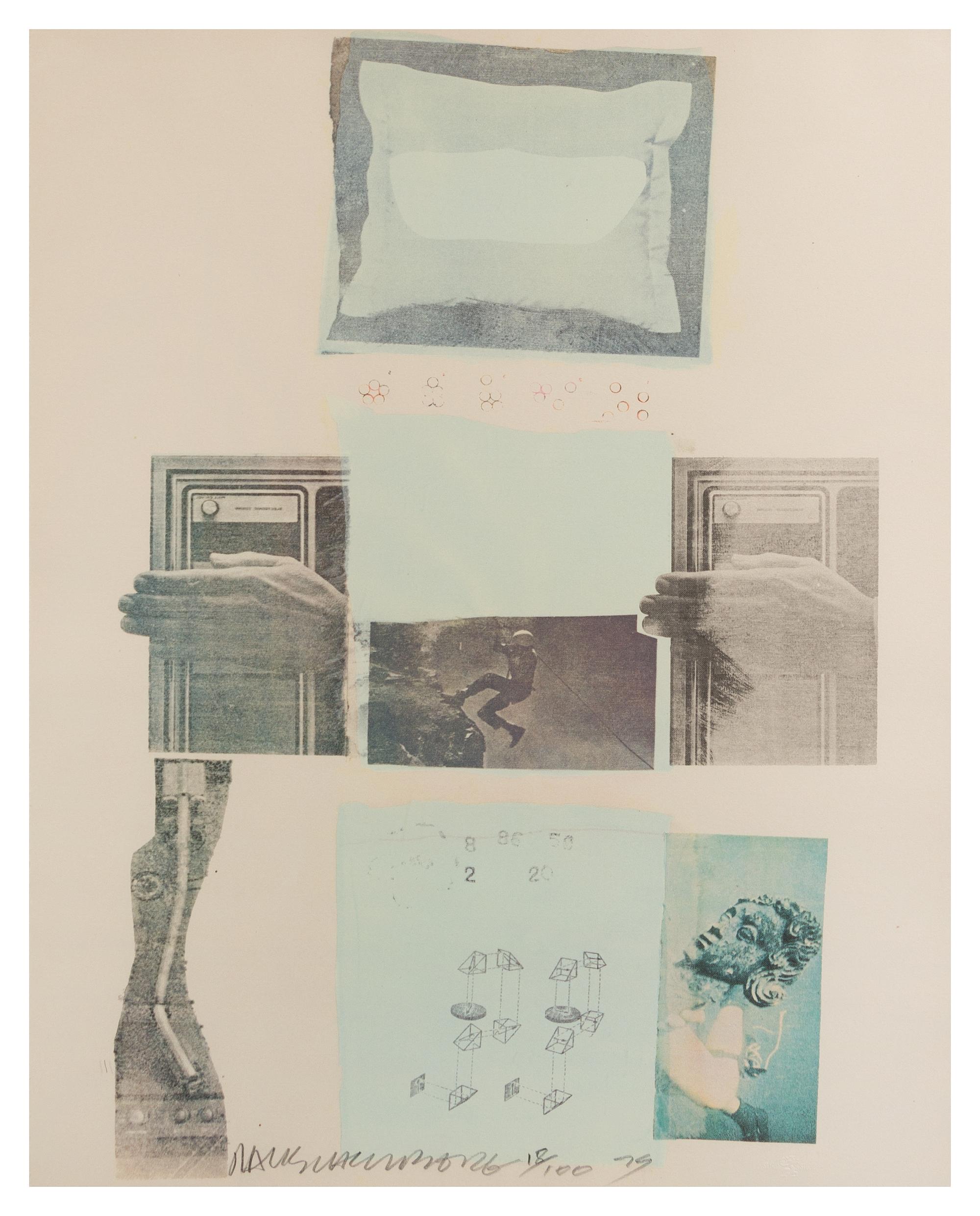 Robert Rauschenberg, (American, 1925-2008), Two Reasons Birds Sing (from Suite of Nine Prints), 1979