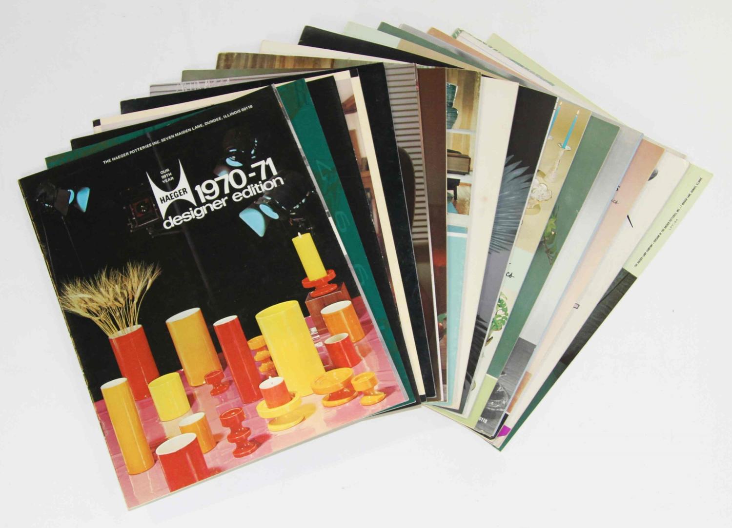 A Collection of Haeger Pottery Catalogues